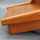 Paire de tables de chevet flottantes rares Borge Mogensen en teck des années 1950 par Dyrlund Danemark