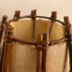 Lampe en rotin Louis Sognot 1950