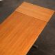 Extendable work table with chrome legs