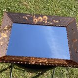 Smoked mirror with shutters