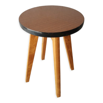 Round stool formica 50-60s vintage