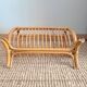Vintage rattan magazine rack