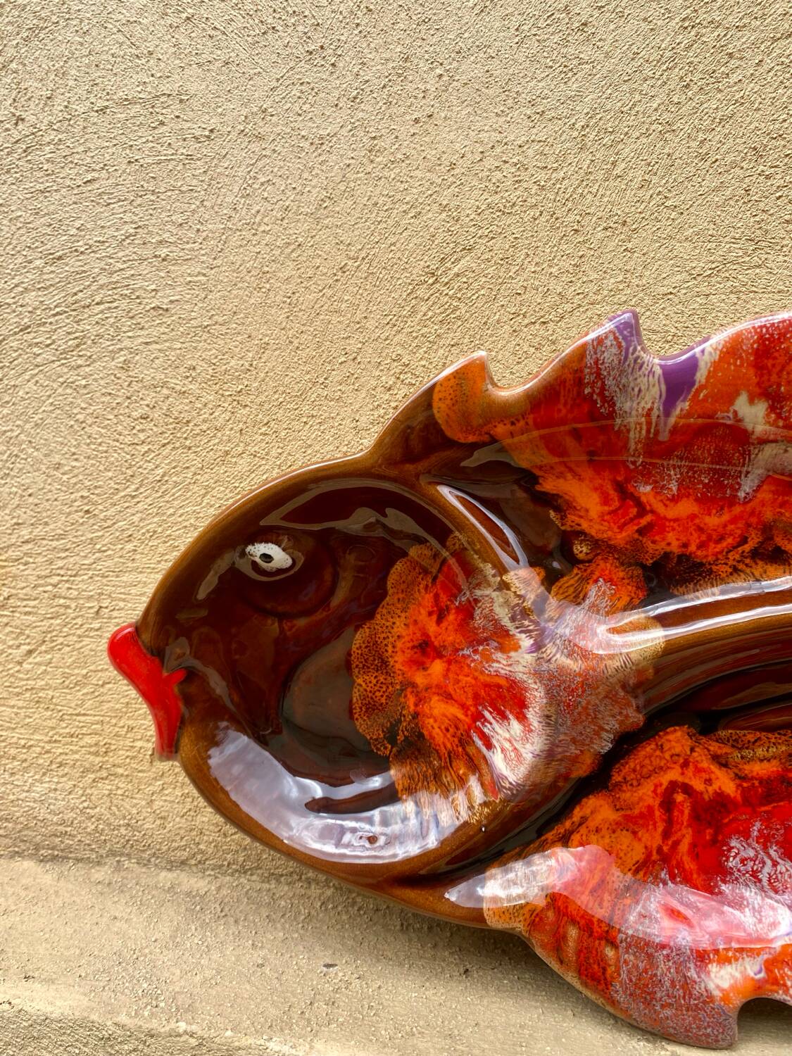 Vallauris type ceramic fish