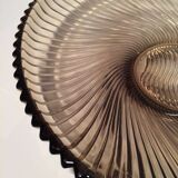 Great smoked glass fruit bowl