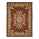 Handmade European Vintage Aubusson Kilim 302 cm x 410 cm