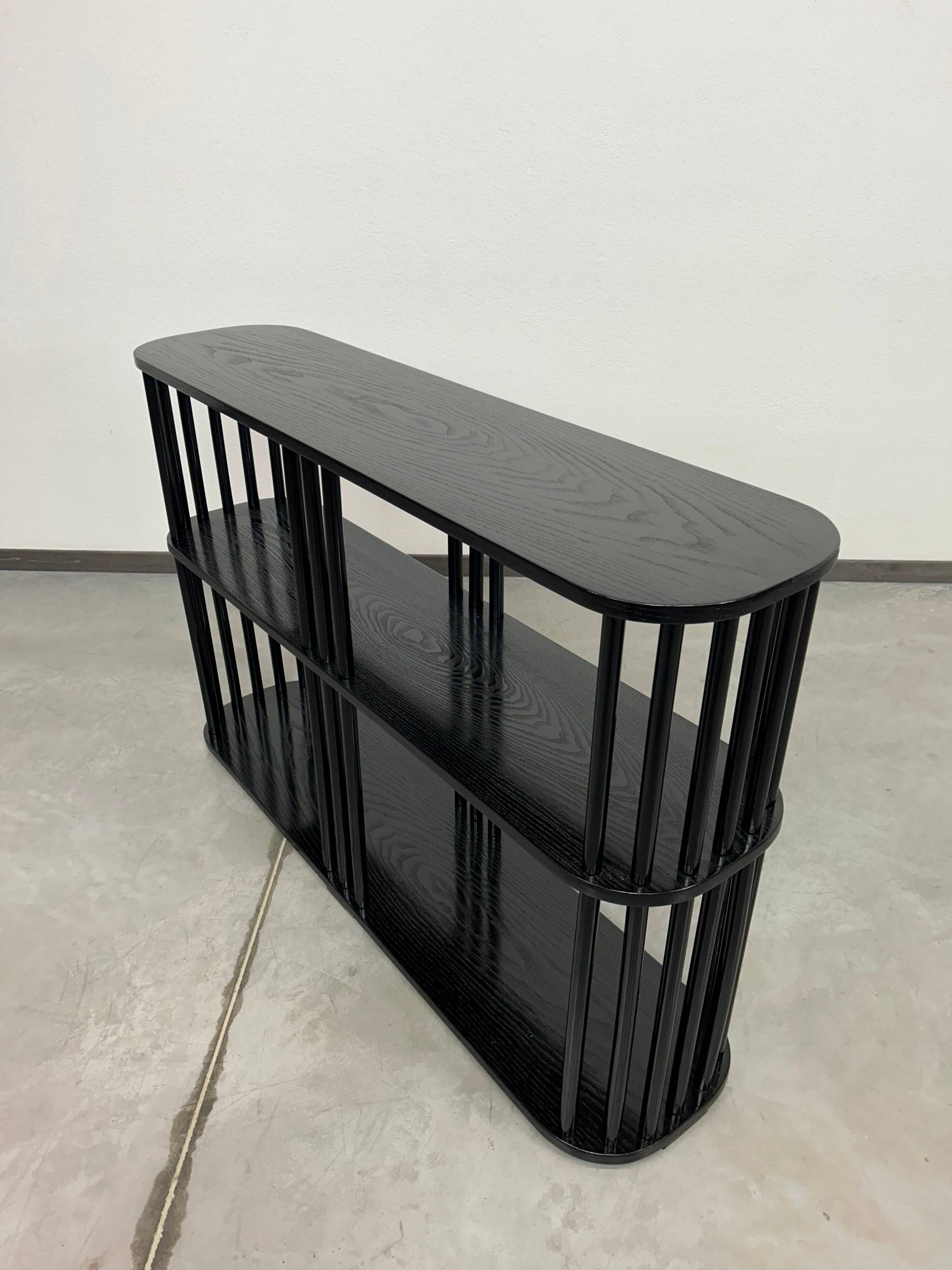 Black Art Deco shelf