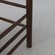 4x Vintage Bar Stool in Wood and Rush, 1970s