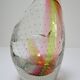 Murano bubble glass vase 70s