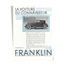 Vintage poster 30 years Franklin automobile 30x40cm