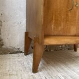 1960s oak storage unit