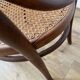 Thonet armchair n 15 curved wood and canework