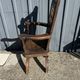 Antique oak armchair, high period