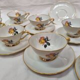 Coffee service, art porcelain, Limoges 1970