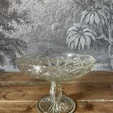 Compotier en verre moulé