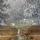 Compotier en verre moulé