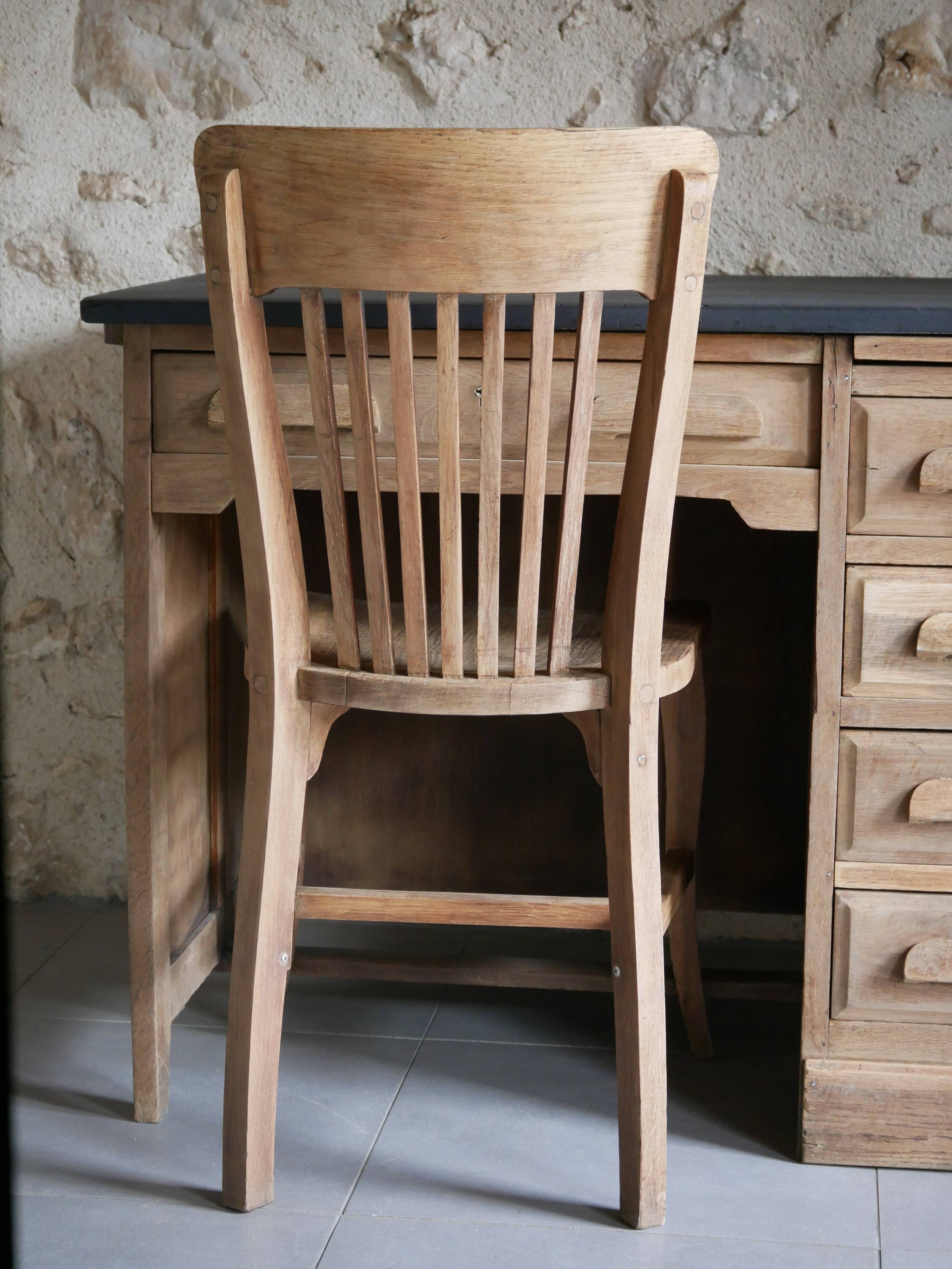 Desk and chair assembly