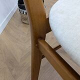 1 set of 3 vintage retro chairs by Farstrup