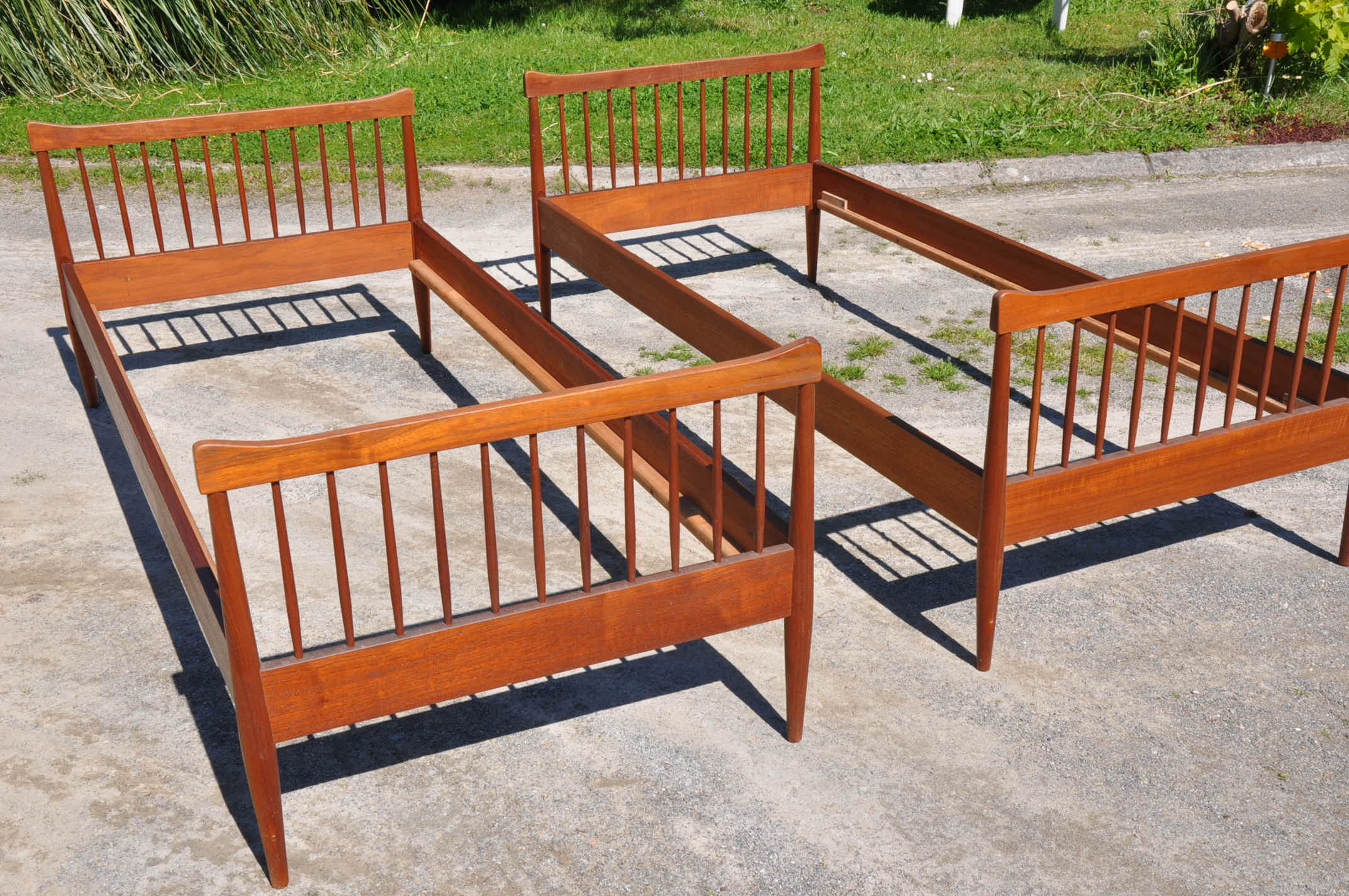 Pair of Scandinavian beds