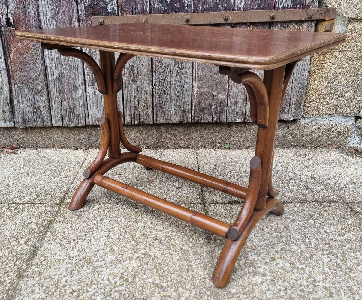 Small side table, bamboo, vintage, 60s