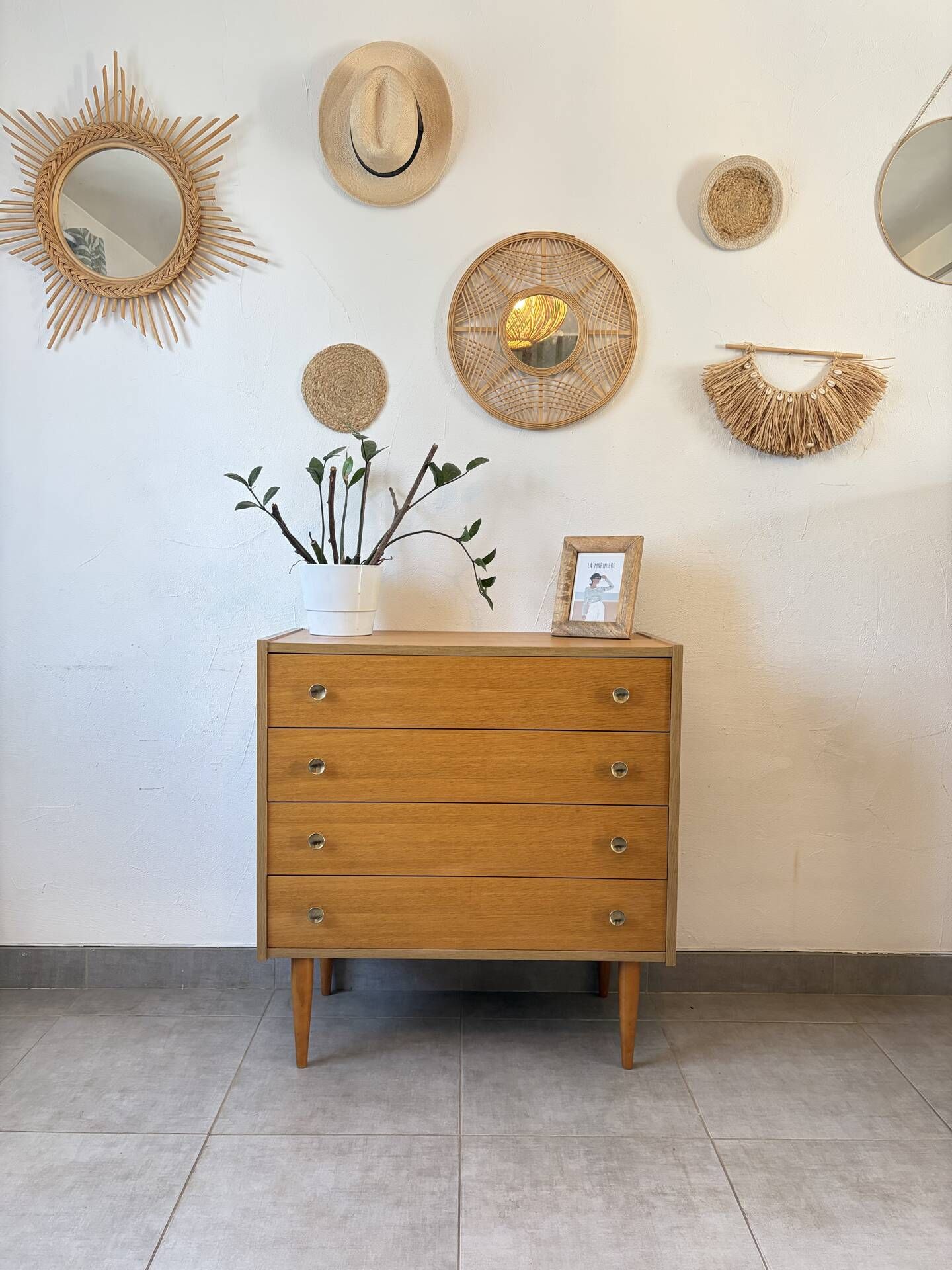 Vintage Scandinavian commode from the 1960s.