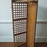 Rattan wall shelf
