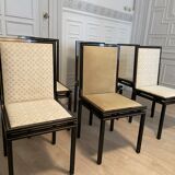 6 chairs Pierre Vandel, Paris, 1970s