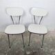 Ensemble de 4 chaises en formica
