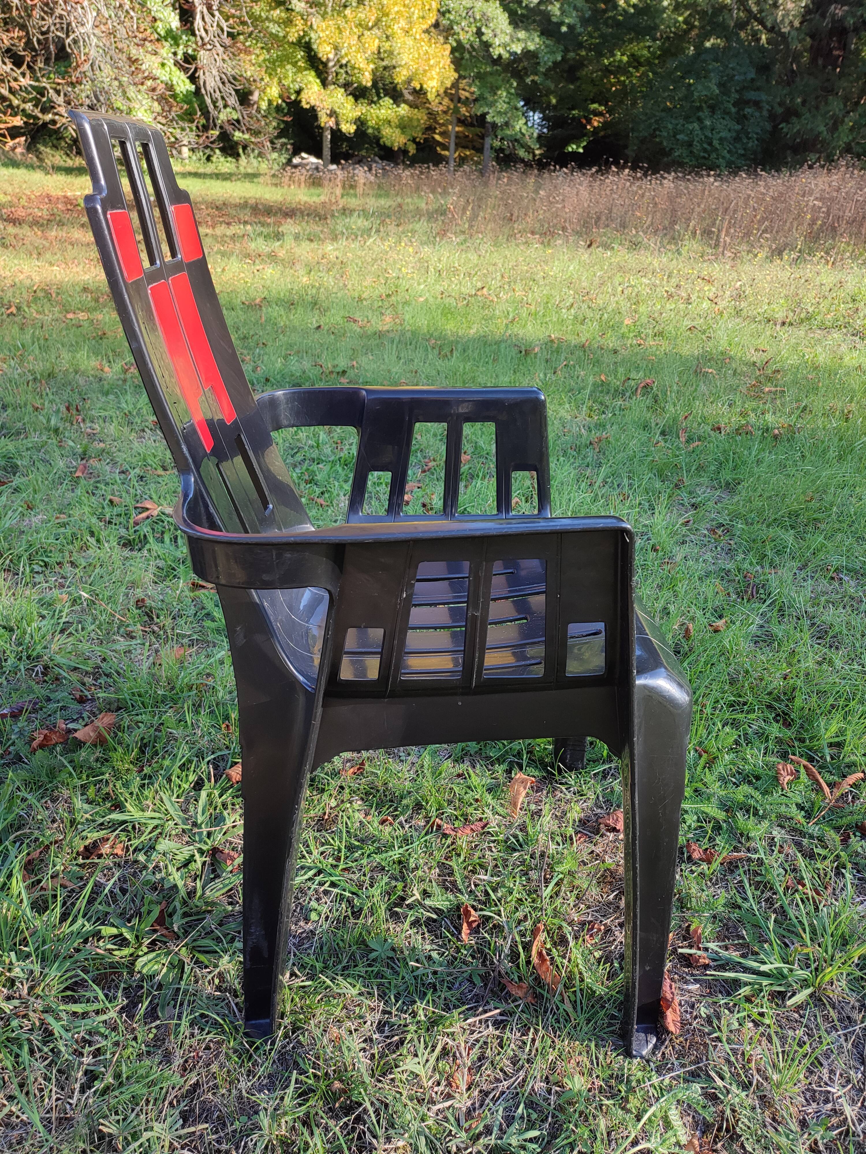 4 armchairs " Boston " by Pierre Paulin for Henri Massonnet edition Stamp