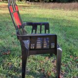 4 armchairs " Boston " by Pierre Paulin for Henri Massonnet edition Stamp