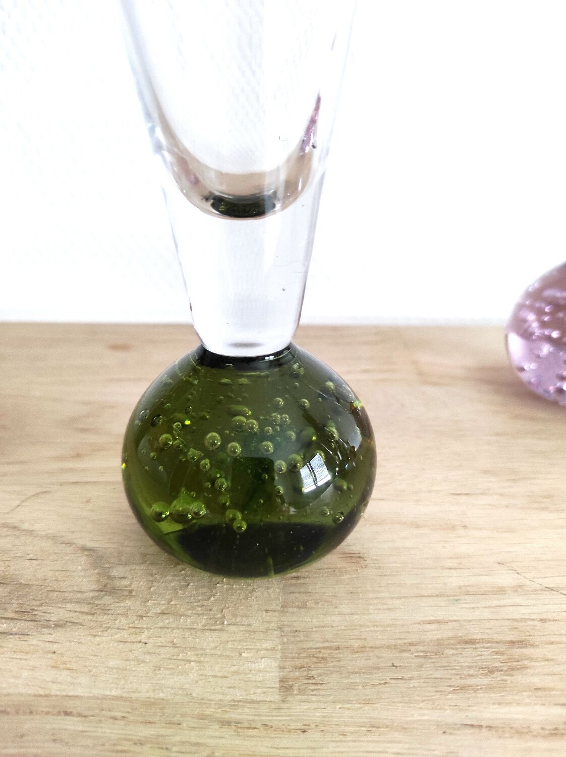 Vintage bubbled glasses