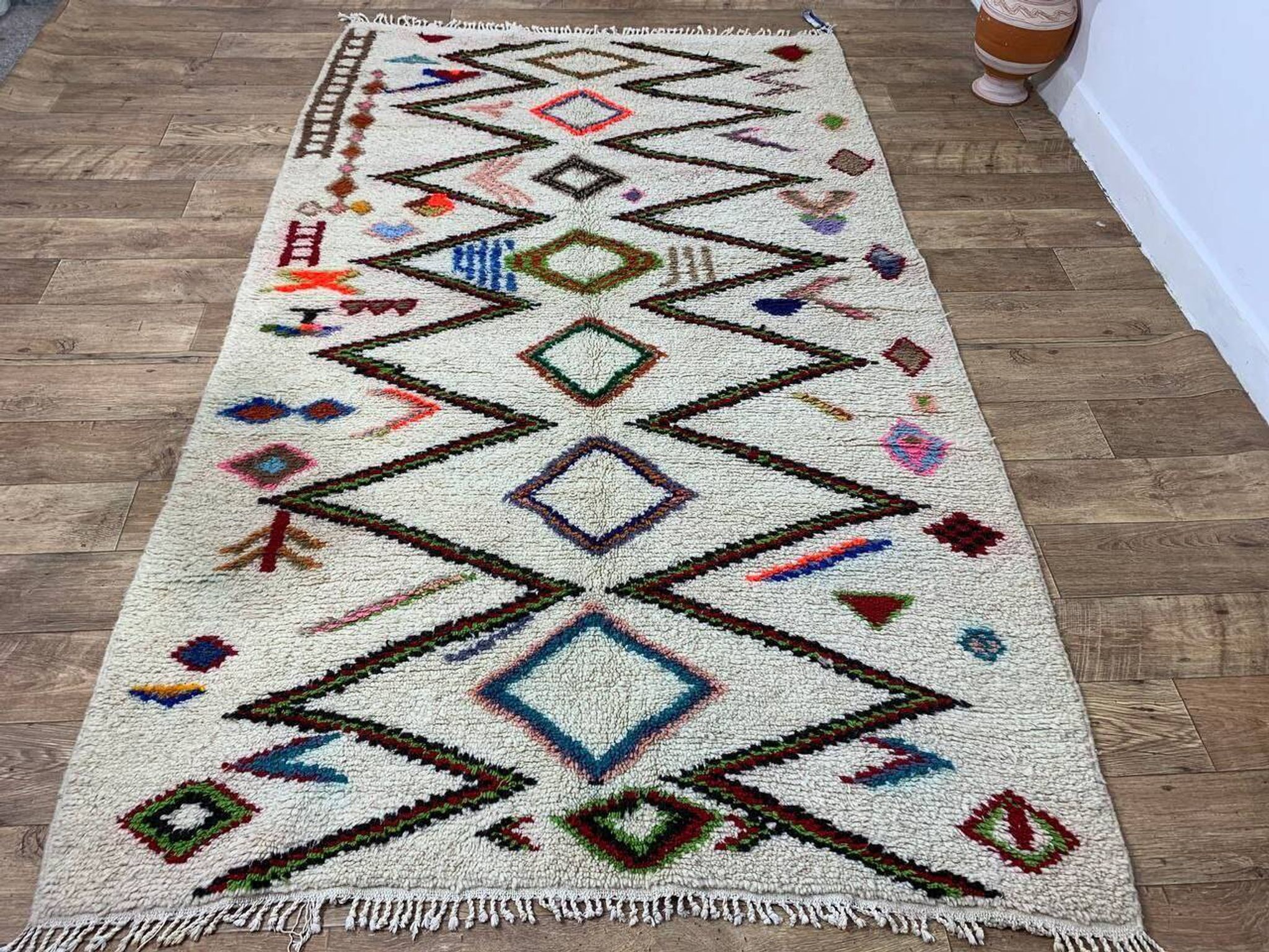 Tapis Berbère Marocain Artisanal fait main 270 X 160 CM