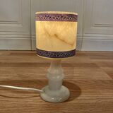 Ensemble de cinq lampes Design scandinave albâtre 1950.