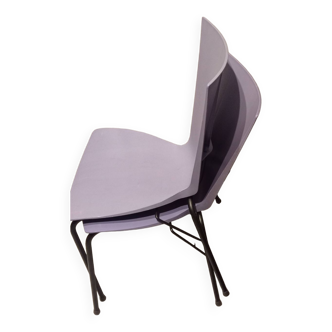 Paire de chaises Storm design Carlo Bartoli