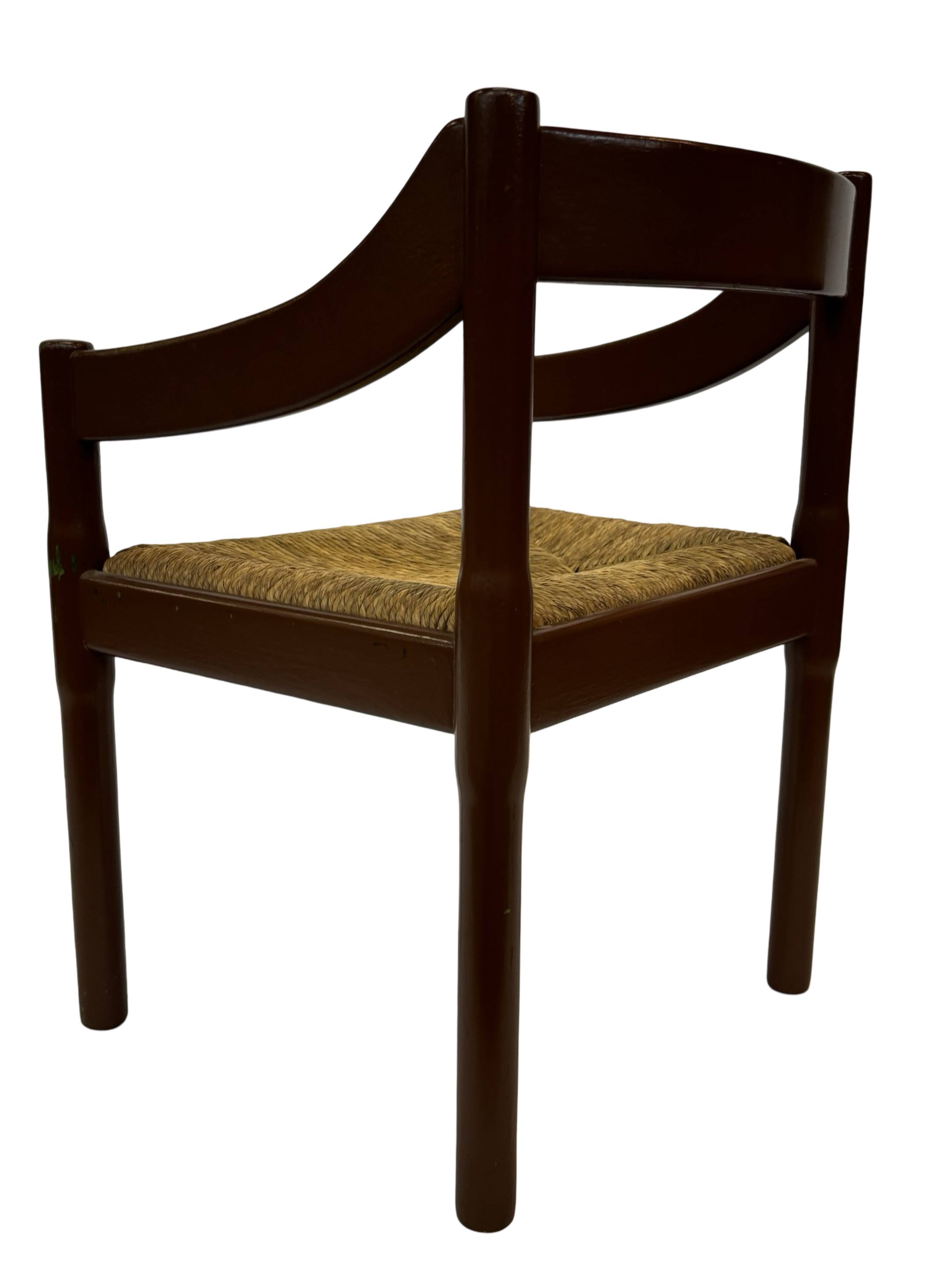 Carimate chair model 892 Vico Magistretti for Cassina