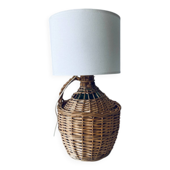 Bohemian demijohn lamp