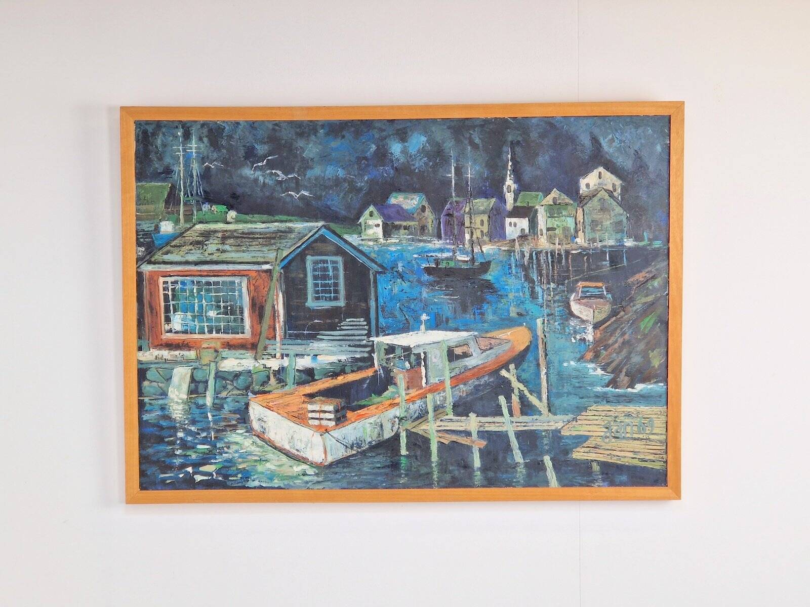 Harbor View, 1969, Acrylic on Canvas