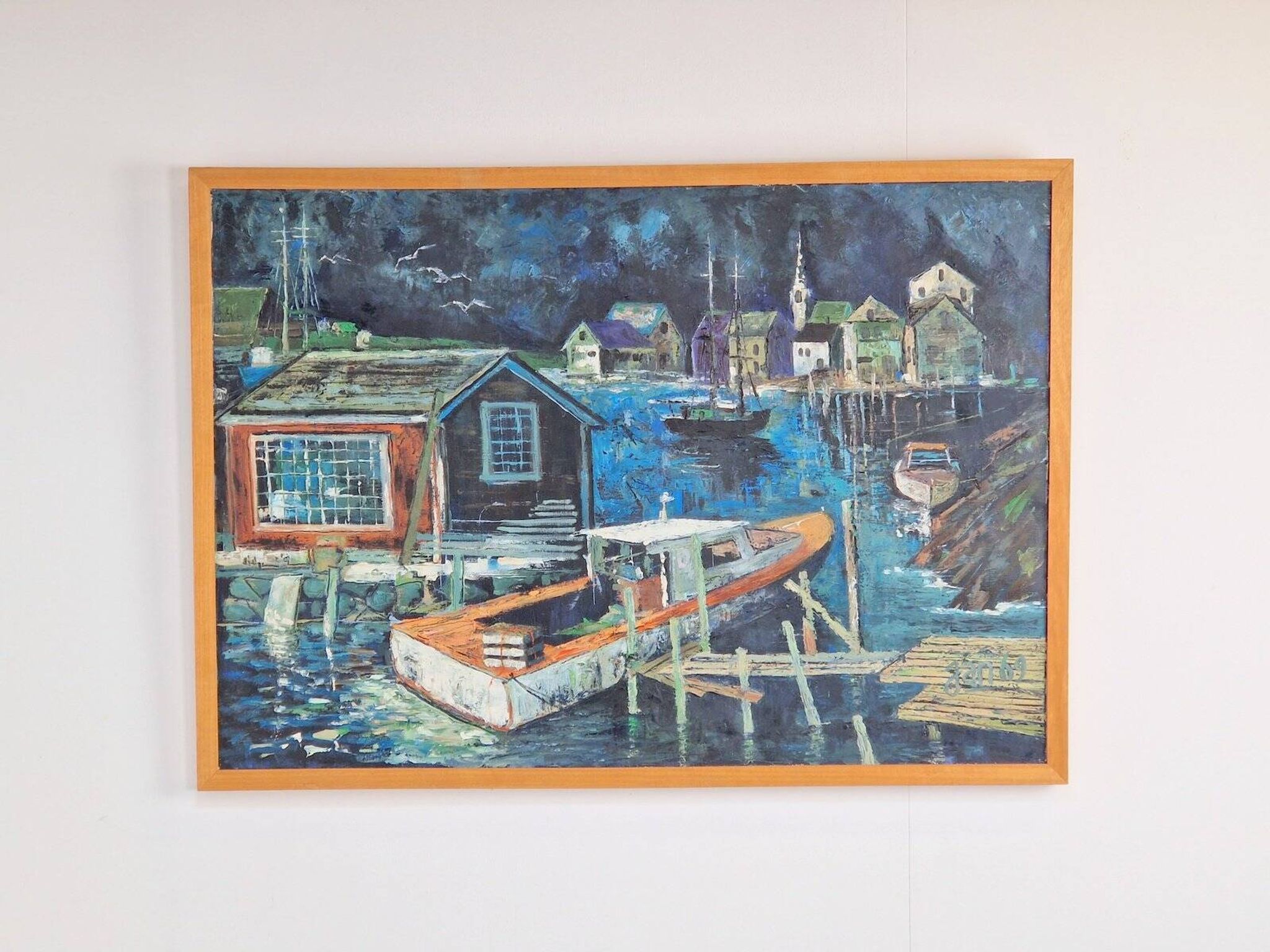 Harbor View, 1969, Acrylic on Canvas
