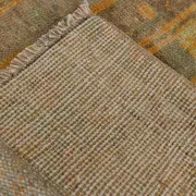 Long Narrow Vintage Persian Runner Rug, Brown & Orange Hallway Rustic Decor