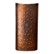 Brutalist copper vase from mid-century Mussbach, 1960s.