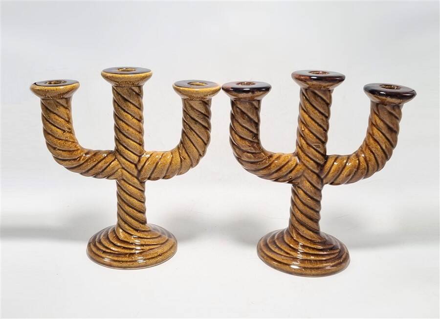 Pair of vintage candlesticks