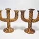 Pair of vintage candlesticks