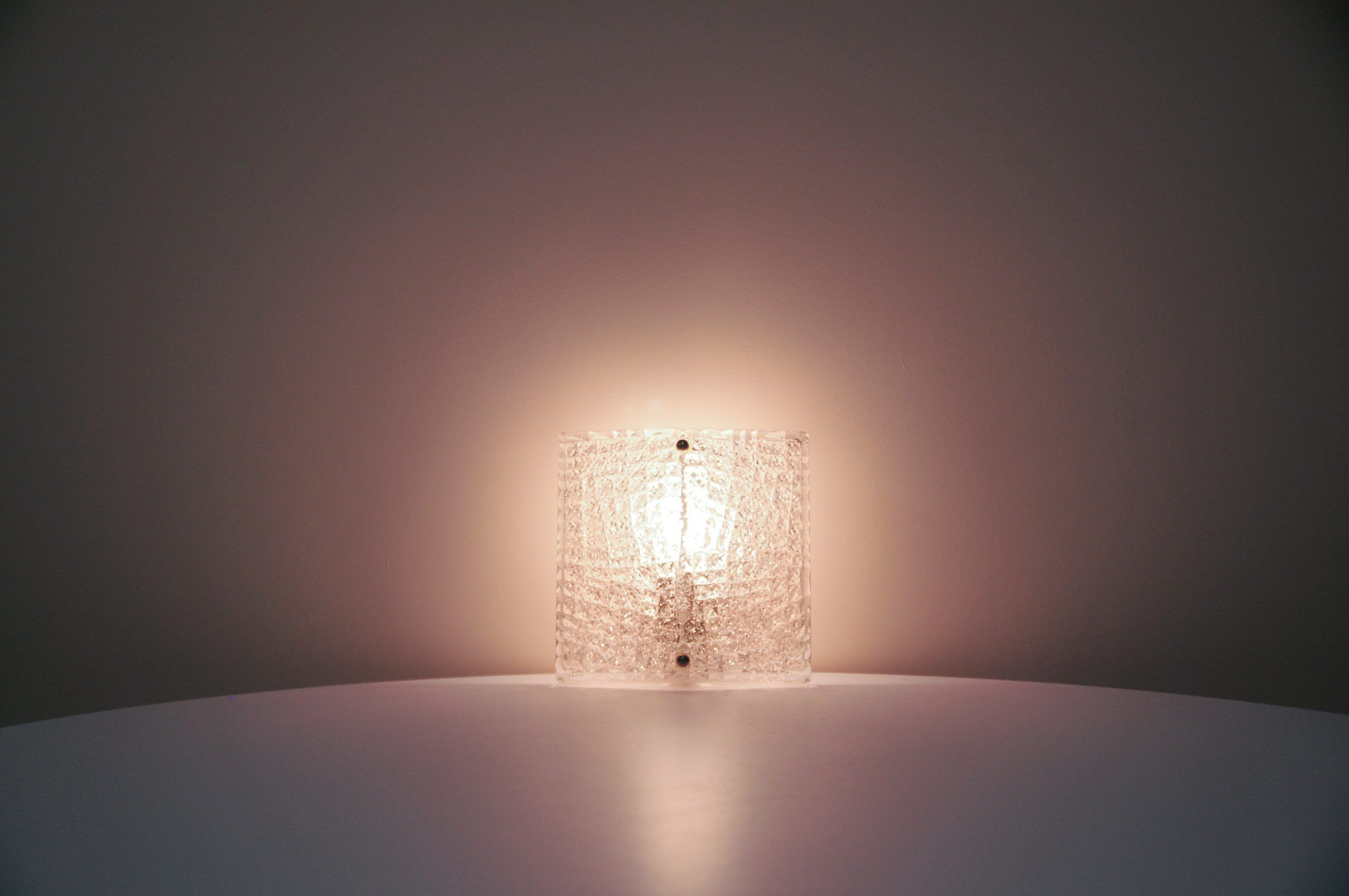 Vintage bubble glass wall lamp Hoffmeister-Leuchten