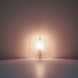 Vintage bubble glass wall lamp Hoffmeister-Leuchten