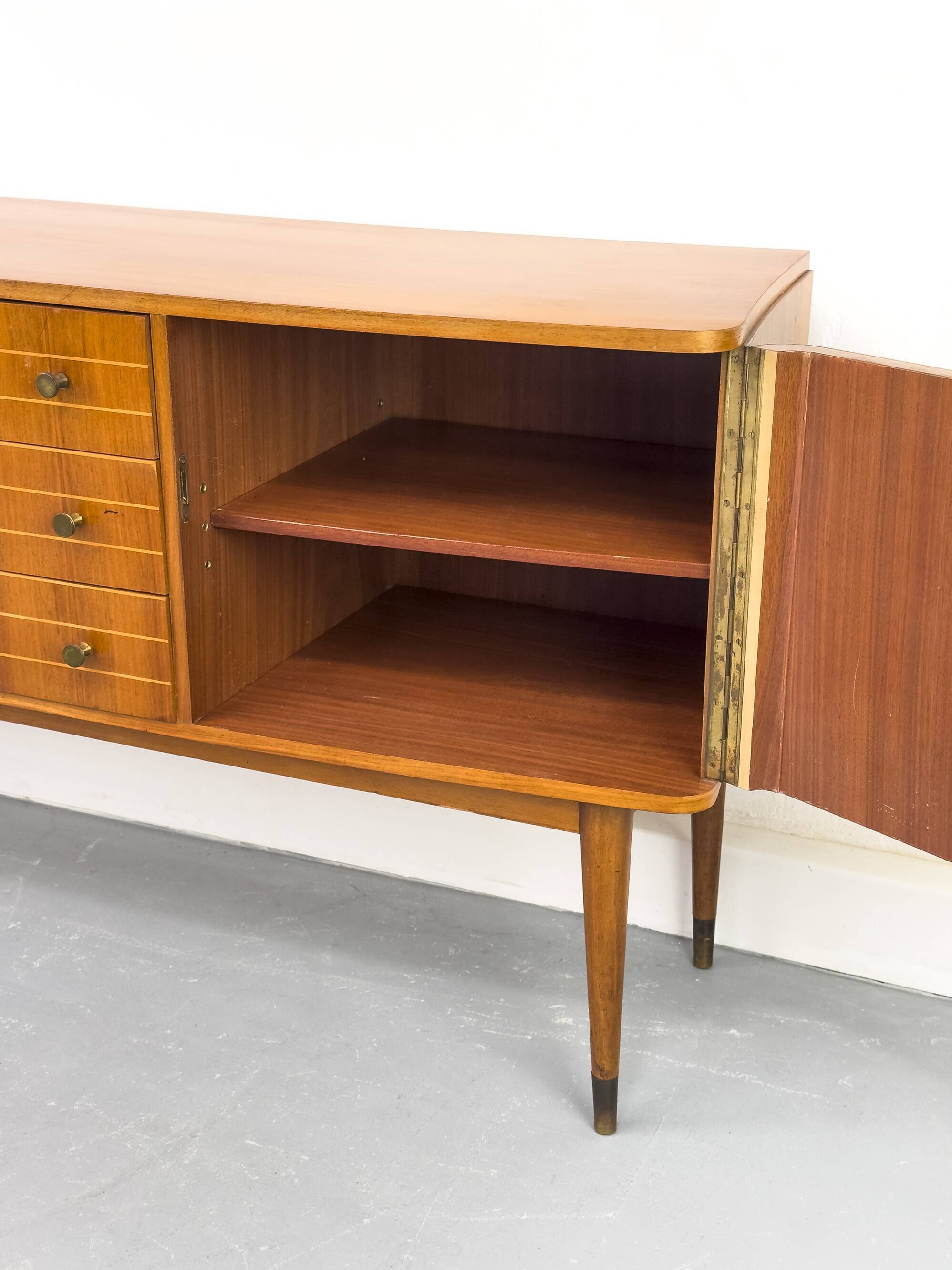 Mid-Century Sideboard in Walnut, 1950s