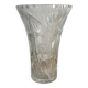 Cut crystal vase