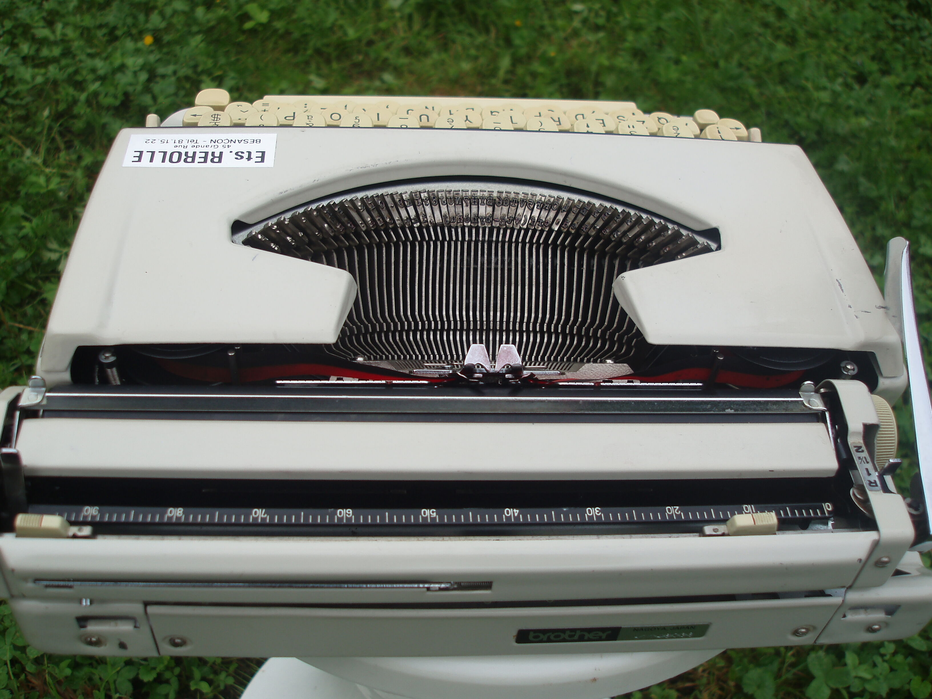 Typewriter Brother of luxury  with suitcase