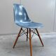 Set of 10 fibreglass & walnut DSW chairs, Charles & Ray Eames, Herman Miller, 60s-70s