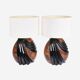 Paire de lampes dans le style Hollywood Regency