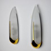 Paire d'appliques "épis" idearte espagne 1980