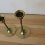 Brass candle holders